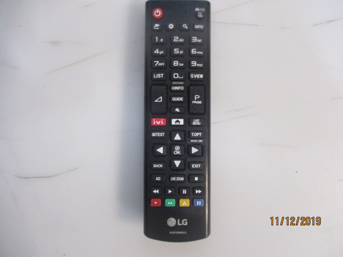 LG ПДУ AKB75095312 (оригинал) LGSBWAC72 SDL490W0/49UJ634V