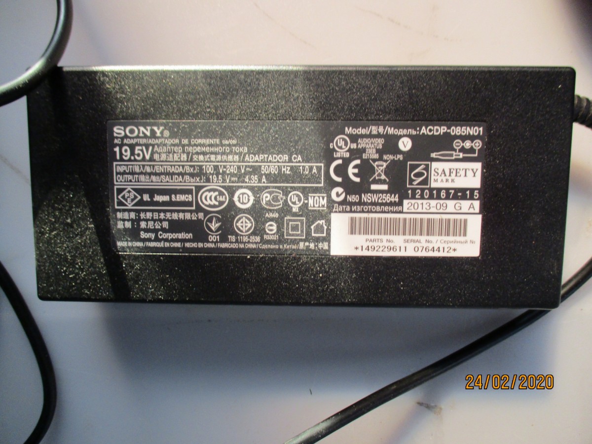 Sony Адаптер ACDP-085N01 19.5V-4.35A